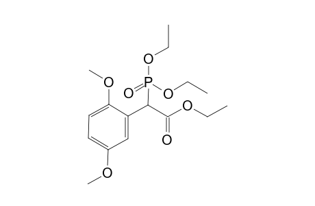 (Diethoxyphosphoryl)-2,5-dimethoxyphenylacetic acid ethyl ester