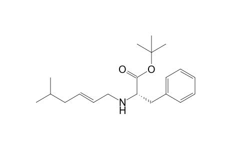 tert-butyl (2S)-2-[[(E)-5-methylhex-2-enyl]amino]-3-phenyl-propanoate