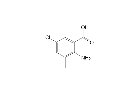 2-amino-5-chloro-m-toluic acid