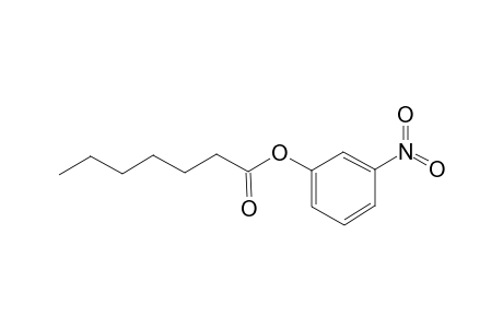 Heptanoic acid, 3-nitrophenyl ester