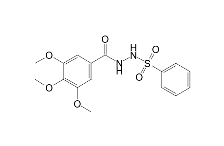 3,4,5-Trimethoxybenzoic acid, 2-(phenylsulfonyl)hydrazide