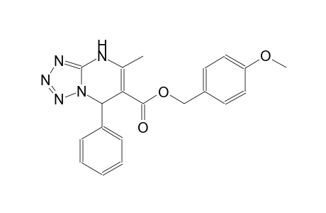 tetrazolo[1,5-a]pyrimidine-6-carboxylic acid, 4,7-dihydro-5-methyl-7-phenyl-, (4-methoxyphenyl)methyl ester