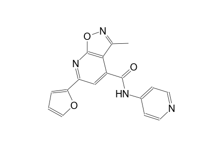 isoxazolo[5,4-b]pyridine-4-carboxamide, 6-(2-furanyl)-3-methyl-N-(4-pyridinyl)-