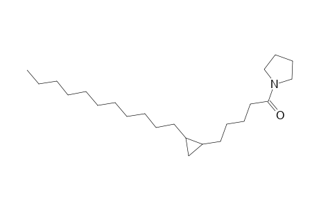 Pyrrolidine, 1-[1-oxo-5-(2-undecylcyclopropyl)pentyl]-