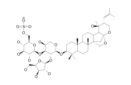 3-O-[[ALPHA-L-ARABINOPYRANOSYL-(1->2)]-6-O-SULFONYL-BETA-D-GLUCOPYRANOSYL-(1->3)]-ALPHA-L-ARABINOFURANOSYL-PSEUDOJUJUBOGENIN