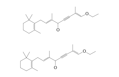 (2E,7E)-3,7-DIMETHYL-8-ETHOXY-1-(2,6,6-TRIMETHYLCYCLOHEX-1-EN-1-YL)-OCTA-2,7-DIEN-5-YN-4-OL