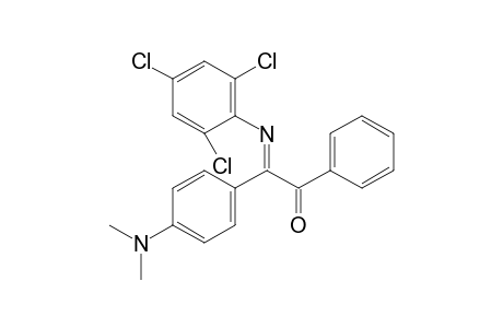 (E)-2-(4-(Dimethylamino)phenyl)-1-phenyl-2-((2,4,6-trichlorophenyl)imino)ethan-1-one