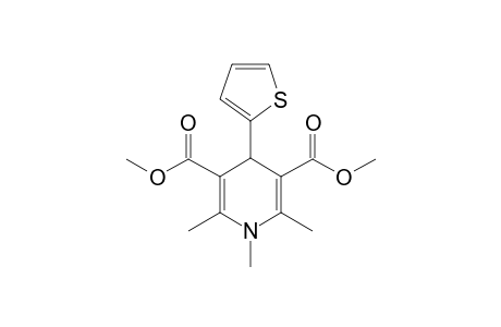 Dimethyl 1,2,6-trimethyl-4-(2-thienyl)-1,4-dihydro-3,5-pyridinedicarboxylate