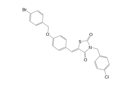 2,4-thiazolidinedione, 5-[[4-[(4-bromophenyl)methoxy]phenyl]methylene]-3-[(4-chlorophenyl)methyl]-, (5Z)-