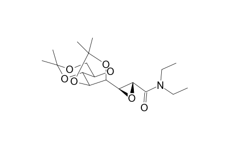 N,N-Diethyl-2,3-anhydro-4,5;6,8-di-o-isopropylidene-D-erythro-L-altro-octanamide