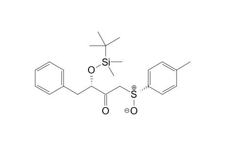 (3S,Rs)-3-(tert-Butyldimethylsilyloxy)-1-[(4-methylphenyl)sulfinyl]-4-phenylbutan-2-one