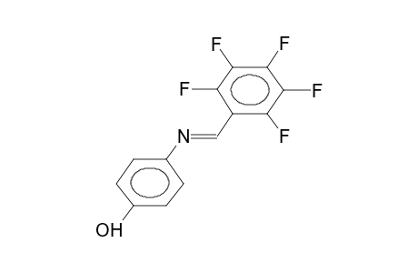 4-HYDROXY-N-(PENTAFLUOROBENZYLIDEN)ANILINE