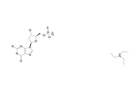 2'-Deoxyguanosin-5'-yl_h-phosphonothioate_triethylammonium_salt;DIASTEREOMER_1