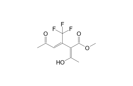 2-Hydroxy-3-(methoxycarbonyl)-4-(triflyoromethyl)hepta-2,4-dien-6-one