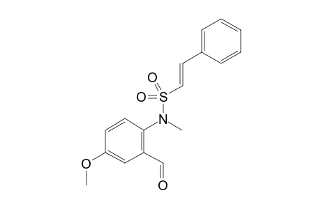 (E)-N-(2-Formyl-4-methoxyphenyl)-N-methyl-2-phenylethenesulfonamide