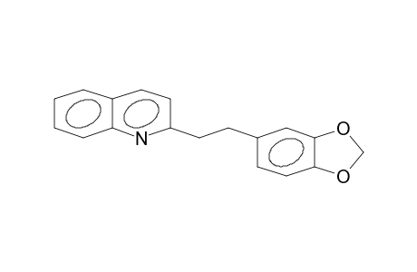 2-(3',4'-METHYLENEDIOXYPHENYLETHYL)-QUINOLINE