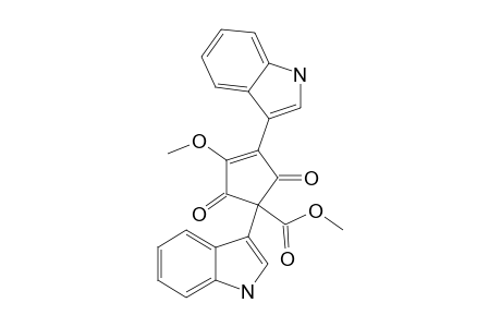 2,5-DI-(INDOL-3'-YL)-3-METHOXY-5-METHOXYCARBONYLCYClOPENT-2-ENE-1,4-DIONE;ASTERREDIONE