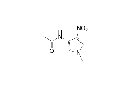 N-(1-methyl-4-nitropyrrol-3-yl)acetamide