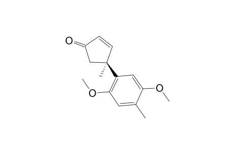 5-[4'-Oxo-1'-methylcyclopent-2'-en-1'-yl]-2-methyl-1,4-dimethoxybenzene