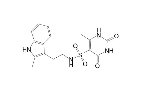 5-pyrimidinesulfonamide, 1,2,3,4-tetrahydro-6-methyl-N-[2-(2-methyl-1H-indol-3-yl)ethyl]-2,4-dioxo-