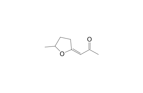 (1E)-1-(5-methyl-2-oxolanylidene)-2-propanone