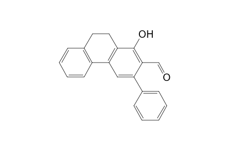 1-Hydroxy-3-phenyl-9,10-dihydrophenanthrene-2-carbaldehyde