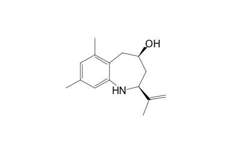 6,8-Dimethyl-cis-2-(prop-1-en-2-yl)-2,3,4,5-tetrahydro-1H-benzo[b]azepin-4-ol