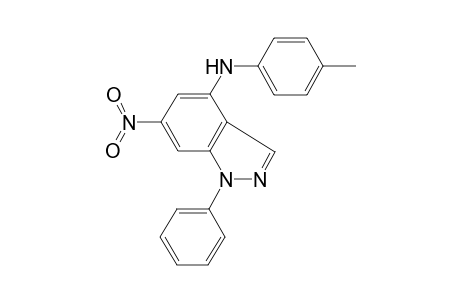 1H-indazol-4-amine, N-(4-methylphenyl)-6-nitro-1-phenyl-