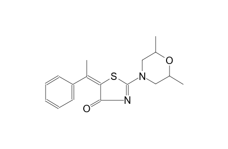 4(5H)-thiazolone, 2-(2,6-dimethyl-4-morpholinyl)-5-(1-phenylethylidene)-, (5E)-
