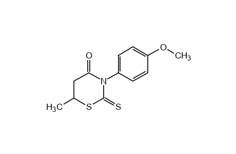 dihydro-3-(p-methoxyphenyl)-6-methyl-2-thio-2H-1,3-thiazine-2,4(3H)-dione