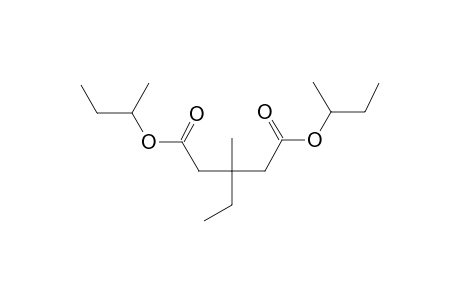 Pentanedioic acid, 3-ethyl-3-methyl-, bis(1-methylpropyl) ester