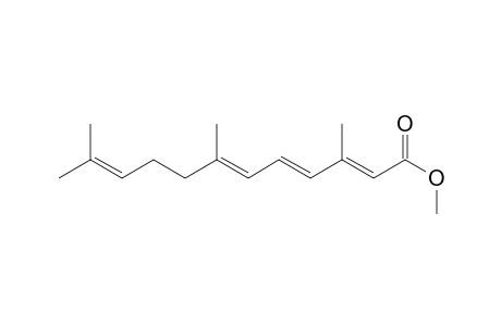 (2E,4E,6E)-3,7,11-trimethyldodeca-2,4,6,10-tetraenoic acid methyl ester