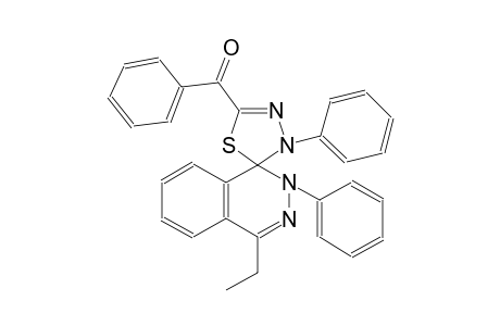 (4-ethyl-2,3'-diphenyl-2H,3'H-spiro[phthalazine-1,2'-[1,3,4]thiadiazol]-5'-yl)(phenyl)methanone