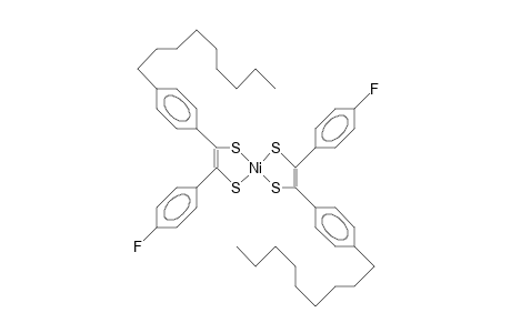 Bis(4-nonyl-phenyl)-bis(4-fluoro-phenyl)-tetrathio-nickel complex