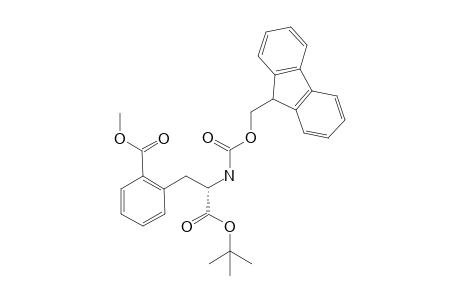 2-[(2S)-2-[[9H-fluoren-9-ylmethoxy(oxo)methyl]amino]-3-[(2-methylpropan-2-yl)oxy]-3-oxopropyl]benzoic acid methyl ester