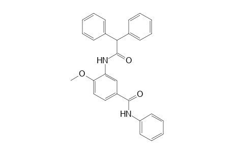 3-(2,2-Diphenylacetamido)-4-methoxybenzanilide