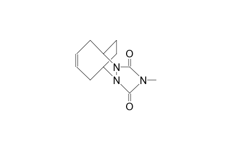 2,4,6-Triaza-4-methyl-tricyclo(5.4.2.0/2,6/)tridec-9-en-3,5-dione