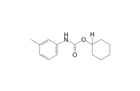 m-methylcarbanilic acid, cyclohexyl ester