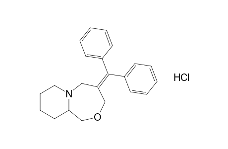 4-(diphenylmethylene)-3,4,5,7,8,9,10,10a-octahydro-1H-pyrido[2,1-c][1,4]oxazepine, hydrochloride