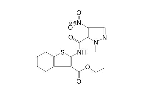 ethyl 2-{[(1-methyl-4-nitro-1H-pyrazol-5-yl)carbonyl]amino}-4,5,6,7-tetrahydro-1-benzothiophene-3-carboxylate