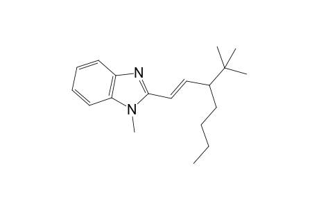 (E)-2-[3-(tert-Butyl)hept-1-en-1-yl]-1-methyl-1H-benzo[d]imidazole