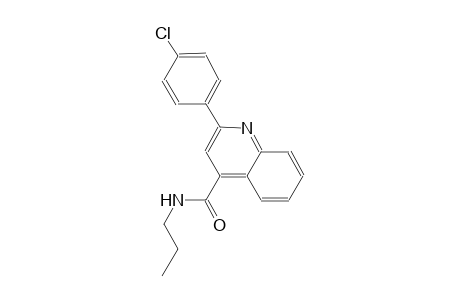 4-quinolinecarboxamide, 2-(4-chlorophenyl)-N-propyl-