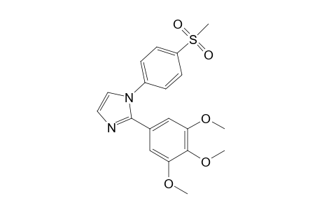 1-[(4-METHOXYSULFONYL)-PHENYL]-2-(3,4,5-TRIMETHOXYPHENYL)-1H-IMIDAZOLE