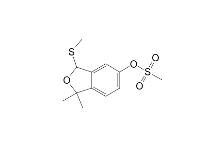 Methanesulfonic acid 1,1-dimethyl-3-methylsulfanyl-1,3-dihydro-isobenzofuran-5-yl ester