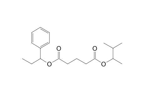 Glutaric acid, 3-methylbut-2-yl 1-phenylpropyl ester