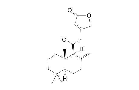 CALCARATARIN-C;LABDA-8(17),13-DIEN-11-OL-15(16)-OLIDE