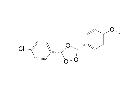 1,2,4-Trioxolane, 3-(4-chlorophenyl)-5-(4-methoxyphenyl)-, cis-