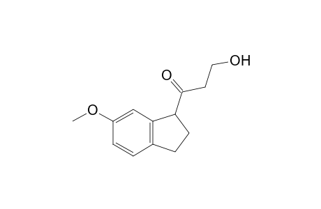 1-(6-Methoxy-2,3-dihydro-1H-inden-1-yl)-3-hydroxypropan-1-one