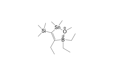 Boron, diethyl[1-[(methoxydimethylstannyl)(trimethylsilyl)methylene]propyl-c,O]-, (t-4)-