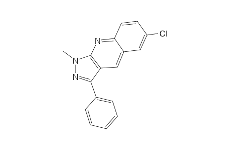 6-chloro-1-methyl-3-phenyl-1H-pyrazolo[3,4-b]quinoline